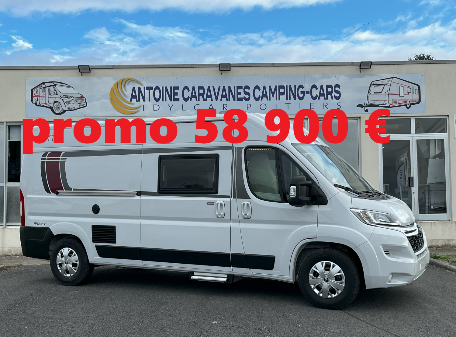 Champion Caravanes et Camping Car - Giottiline Giottivan 60 B à 58 900 €